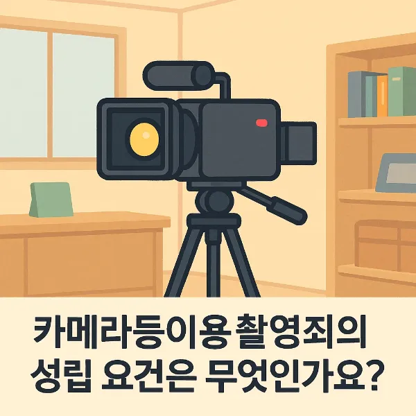 카메라등이용촬영, 성범죄전문변호사